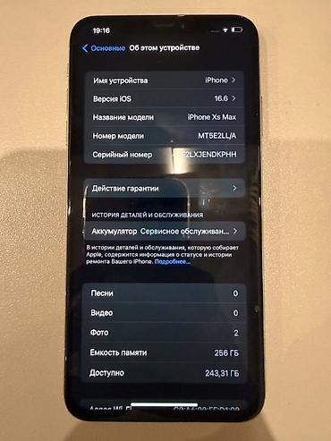 ios: IPhone Xs Max, Б/у, 256 ГБ, Серебристый, Чехол, 78 % — 5