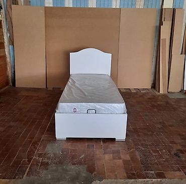 Çarpayılar: Tək nəfərlik qaldırılan bazalı çarpayılar - Ölçü: təxmini 90x190 sm — 10