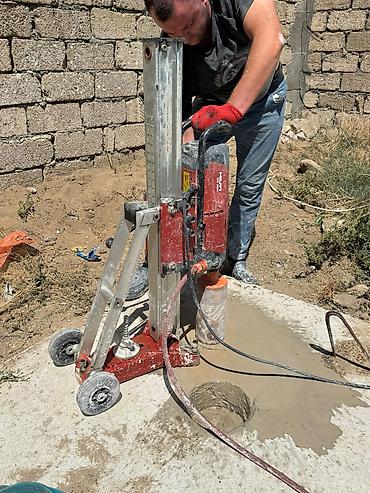 omid su nasosu: Beton kəsimi və deşilməsi xidməti - Armaturlu və armaturasız betonun — 7