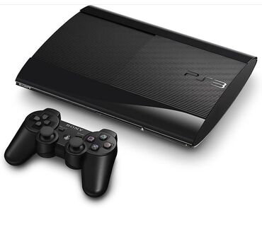 playstation 3 kiraye: PlayStation 3 super slim 512GB yaddaw ustunde 2 pult 55 oyun