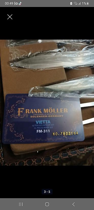 bıcaq seti: Frank Möller “Vietta” bıçaq dəsti – FM-311 (25 hissə) Peşəkar mətbəx — 4