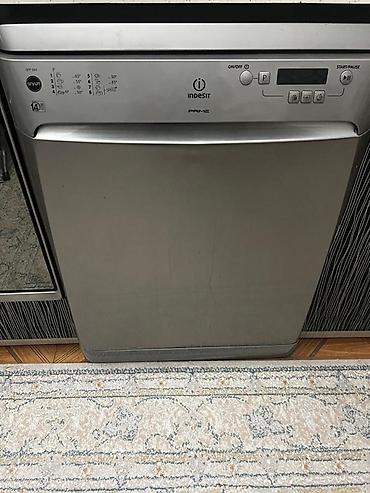 indesit: Qabyuyan maşın Indesit, Tam qabaritli (60 sm.), Quraşdırılan, İşlənmiş — 3