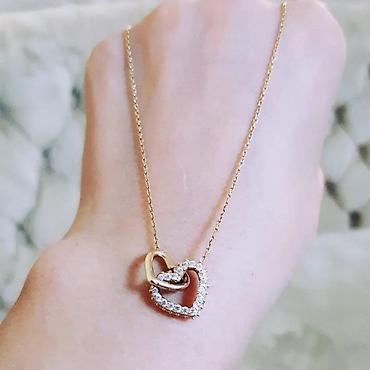 Boyunbağılar: Boyunbağı, Swarovski, Sarı qızıl, 585 Əyar, 286 g — 2