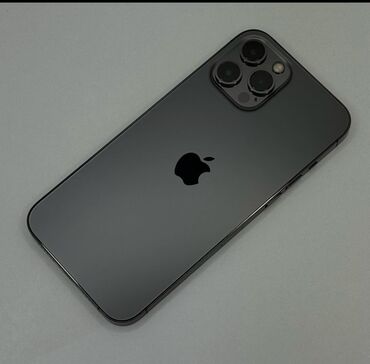 Apple iPhone: IPhone 12 Pro Max, 128 ГБ, Черный, Зарядное устройство, Защитное стекло, Чехол, 96 %