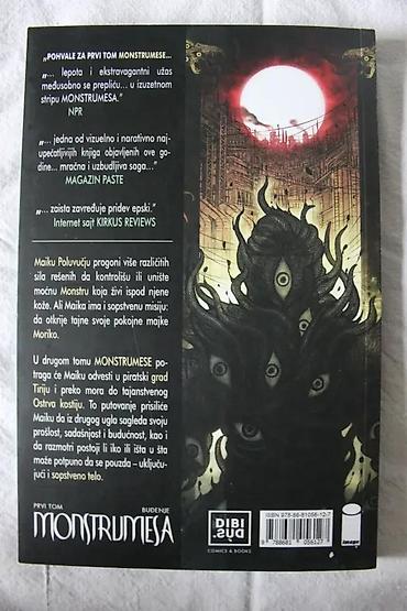 Knjige: MONSTRUMESA 1-2 BUĐENJE, KRV, IZDAVAČ DIBIDUS | Odlično očuvani — 10
