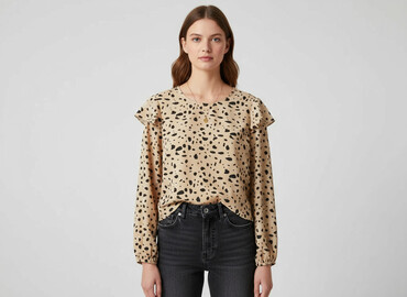 shein buty zimowe: Shein, Bluzka damska, rozmiar M