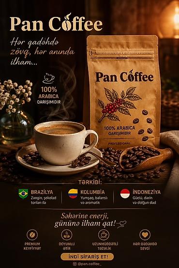 vip international кофе: Pan Coffee – 100% Arabica qarışımı Hər qədəhdə zövq, hər Tərkibi: - — 1