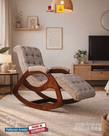 Kreslolar: Yeni, Kreslo-kaçalka, Parça, Kredit var, Şəhərdaxili pulsuz çatdırılma — 1