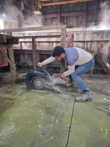 Beton işləri: Beton kəsimi və deşmə xidməti - Dəqiq və səliqəli beton kəsimi — 1