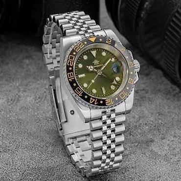 Ručni satovi: ADDIESDIVE AD2050 -40mm- Zelena -Rolex GMT-Master II Hom Potpuno nov — 13