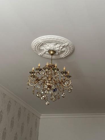 Çılçıraq, 8 lampa, Xrustal