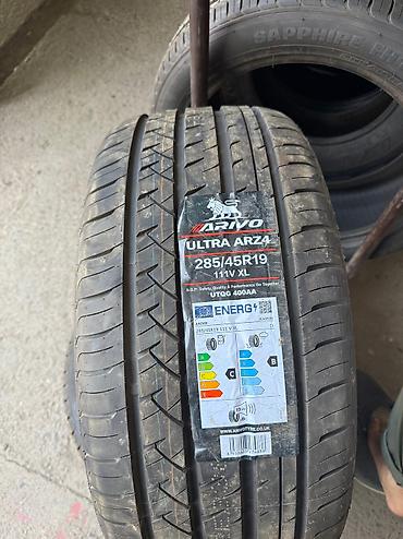 18000: Шины 285/45R19 На BMW X5
Фирма ARIVO
Made in China 
Цена 2шт 18000 — 3