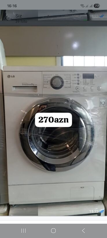 Paltaryuyan maşınlar: Paltaryuyan maşın LG, 6 kq