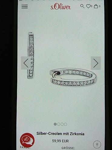 серебро продаю: Серебряные серьги, Проба 925, Цирконий, Женские, Новый — 6
