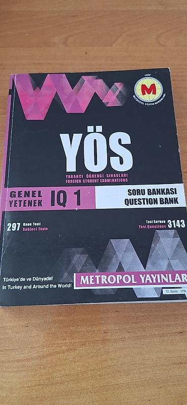 Məhsul: YÖS Genel Yetenek IQ 1 – Soru Bankası (Metropol Yayınları)