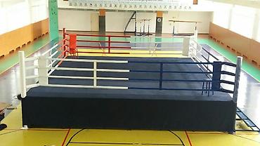 Модульные покрытия, пазлы: Профессиональный боксерский ринг🇰🇬 все размеры есть и подом, Без подом — 4