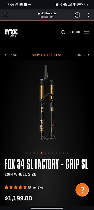 Велосипед тетиктери: Абсолютно новая топовая вилка FOX 34 140 2025 SL Factory – GRIP X, для — 3