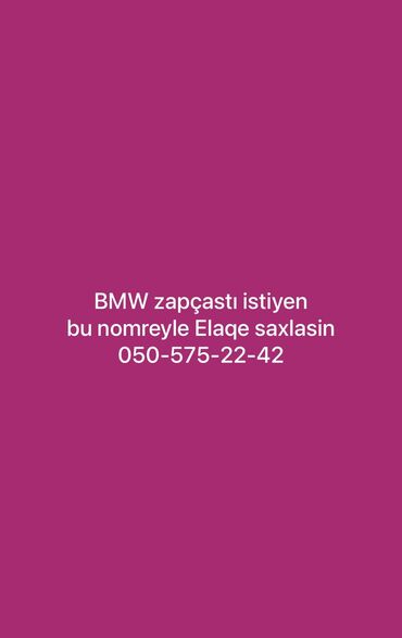 Motor üçün digər detallar: BMW BMW, 1.8 l, Benzin, 1997 il, Orijinal, Almaniya, İşlənmiş