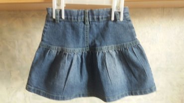 мини юпка: Балдар көйнөгү, түсү - Көгүлтүр, Жаңы