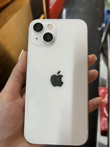 Apple iPhone: IPhone 13, 128 GB, Ağ, Barmaq izi, Face ID
