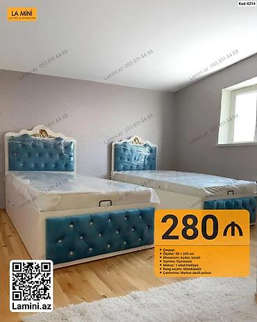 Ev üçün mebel: LA Mini laconic & minimalism – Çarpayı - Model kodu: 4314 - — 1