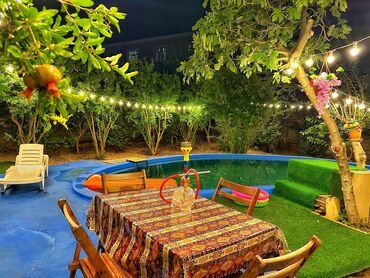 Bağ evlərinin satışı: Bakı, Hövsan qəs., 300 kv. m, 6 otaqlı, Hovuzlu, Kombi, İnternet, Artezian quyusu — 9