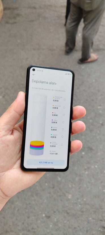 mi qulaqlıq: Xiaomi 11 Lite, 256 GB, rəng - Qara, 
 Barmaq izi