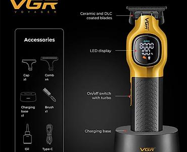 shaving machine: Триммер Универсальный, Керамика, Подсветка экрана — 5