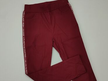 spódnice plisowane bordowa: Spodnie Damskie, L, stan - Bardzo dobry