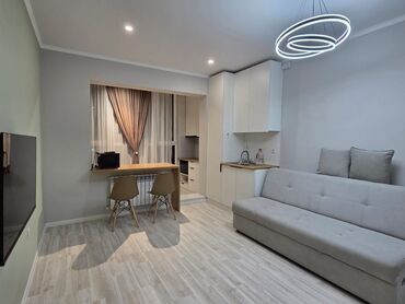 строка кж продажа квартир в бишкеке: 1 комната, 27 м², 107 серия, 4 этаж, Евроремонт