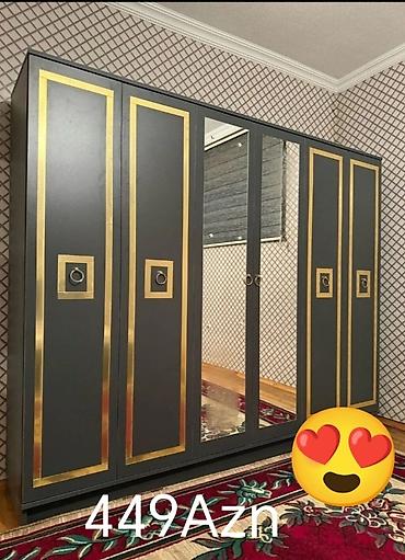 tek dolablar: Yeni, 6 qapı, Güzgülü, Boz, Açılan, Düz dolab — 1