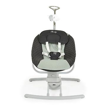 flo clo: MONI Električna ljuljaška za bebe Rocky Green – CAN9410-70 Udobna — 6