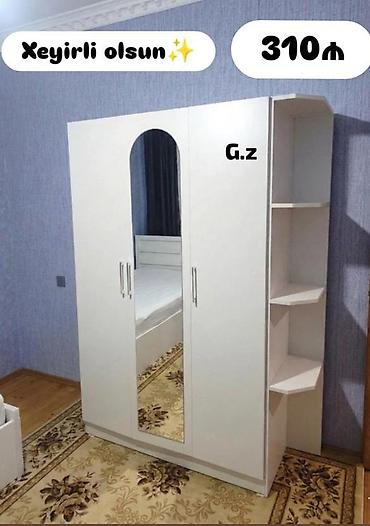 *Dolab 3 qapılı 310Azn* *Xüsusi künc rəfləri mövcuddur* ✔️İstehsal lalafo.az -da *Dolab 3 qapılı 310Azn* *Xüsusi künc rəfləri mövcuddur* ✔️İstehsal
