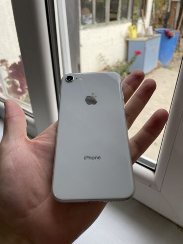 aoc монитор: IPhone 8, Колдонулган, 128 ГБ, Ак, 100 %