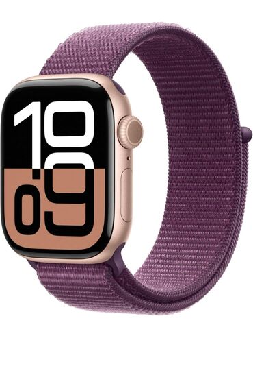 Apple Watch: Apple Watch Series 10 GPS Цвет "Rose Gold", спортивный браслет 42 мм