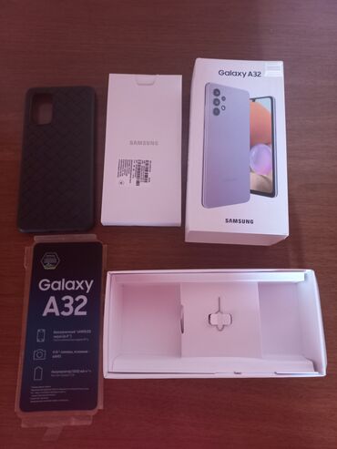 Samsung: Samsung Galaxy A32, 64 GB, rəng - Çəhrayı, Sensor, Barmaq izi, Face ID