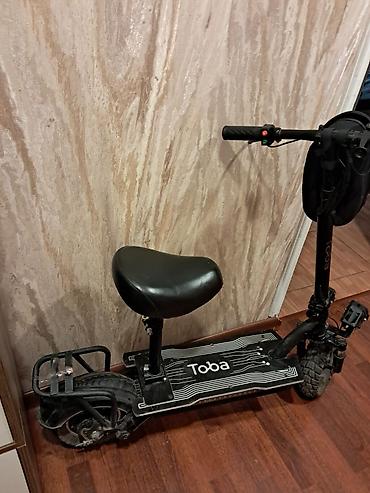 marka: Real alıcıya endirim var. Elektrik skuter – Toba markalı, oturacaqlı — 1