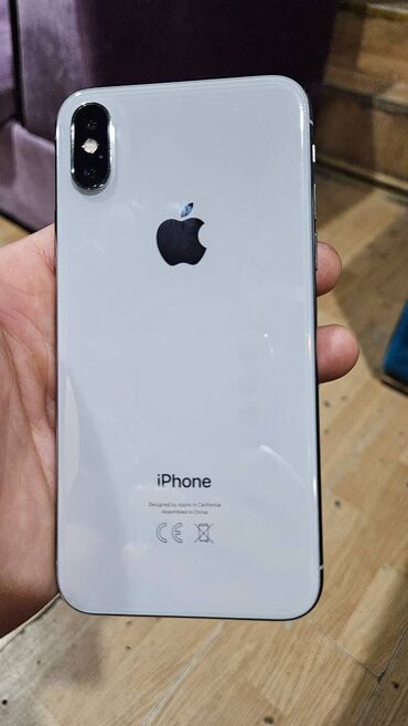 iphone x gəncə: IPhone X, 64 GB, White Titanium, Face ID, Simsiz şarj, Sənədlərlə