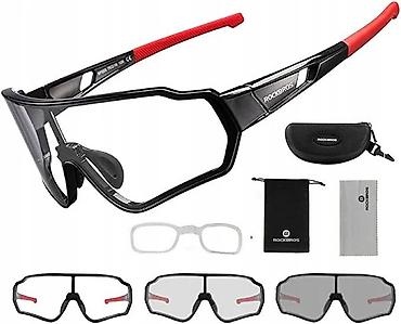 Маски, очки: Очки спортивные. Подходят для активных видов спорта (бег, велосипед) — 6