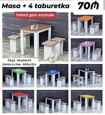 taburet: Yeni, 4 stul — 1