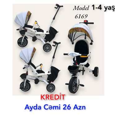 Akkumulyatorlar: ✅Kredit Uşaq Kalyaskası Uşaq Arabası velo uşaq velosipedi uşaq