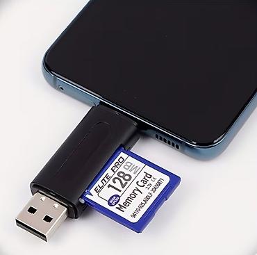 lb link modem: Type-C/USB 2.0 İkili Kart Oxuyucu - İki interfeys: bir tərəfdə USB-A — 3