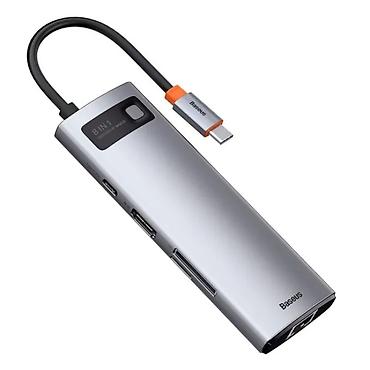 ipad mini 4: Baseus Metal Gleam Series CAHUB-CV0G 8-in-1 USB‑C HUB Qiymət: 150 — 1