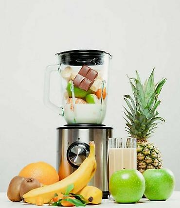 blender kokteyl: Blender kokteyl silver turk istehsali 750 watt 1.5 litr şüşə qabli — 2