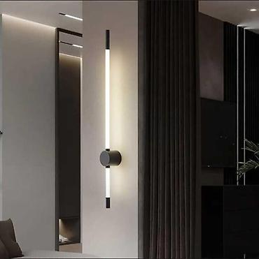 lustor: Bra.C-19 BK 60 sm Model: Şaquli modern LED divar lampası Təyinat — 1