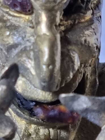 Антиквариат: Пепельница БРОНЗА . Антикварная. Раритет. Черт пьёт пиво. Привезли из — 8