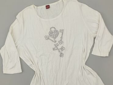 białe bluzki damskie do garnituru: Blouse, 3XL (EU 46), condition - Fair