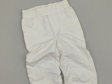 biała bluzka dziewczęca 122: 3/4 Children's pants 8 years, Synthetic fabric, condition - Very good