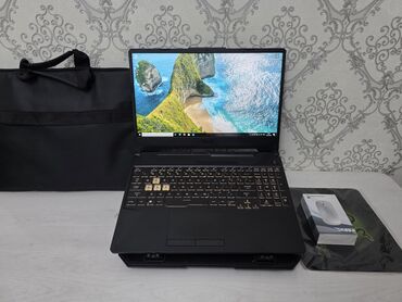 компьютерные: Ноутбук, Asus, 16 ГБ ОЭТ, AMD Ryzen 5, 15.6 ", Колдонулган, Оюндар үчүн, эс тутум NVMe SSD