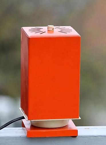 Rasveta: Vtg Atomic Orange Burst Space Age Mid-Century stona lampa. Vintage — 5